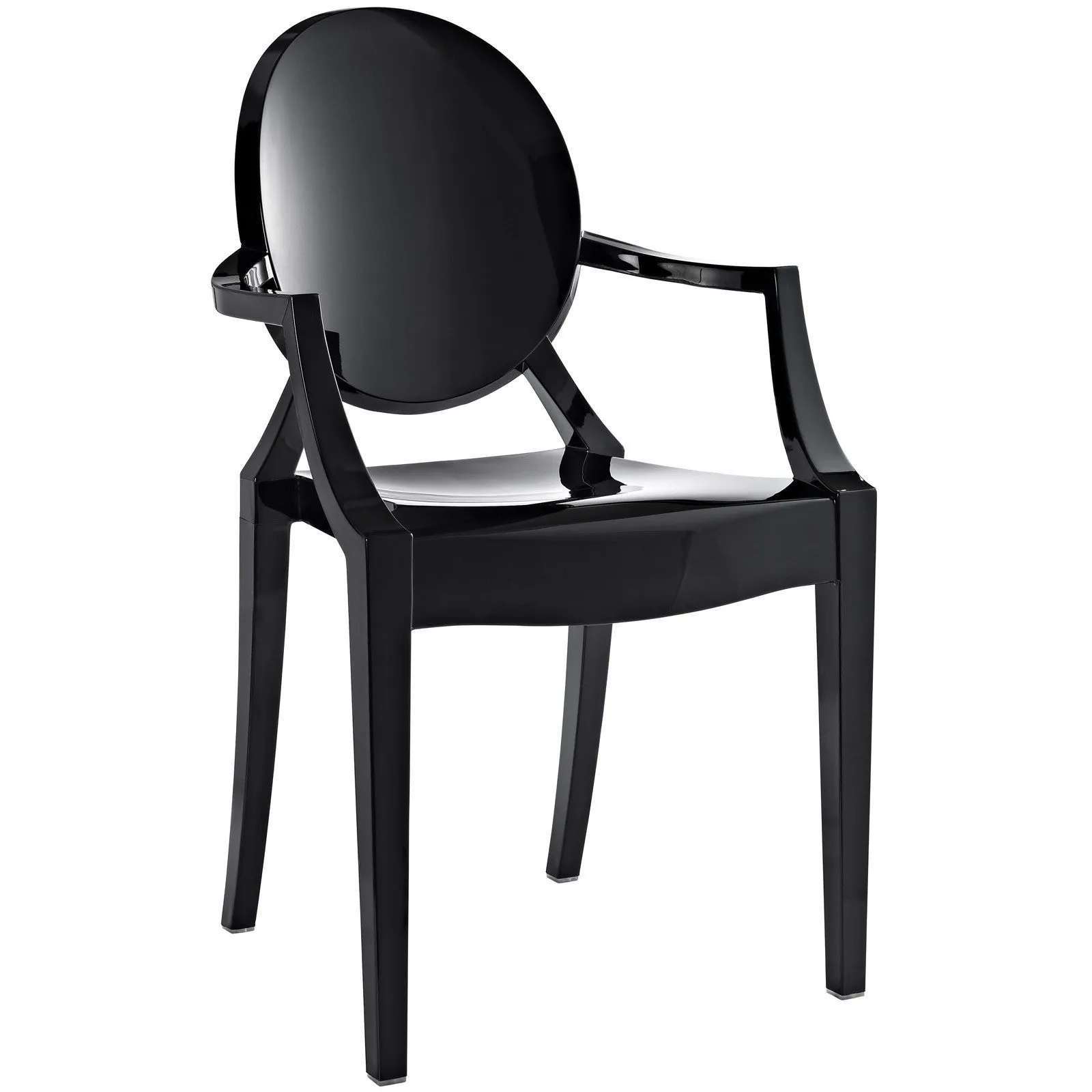 Louis Ghost Arm Chair - Pair - Choice of Color