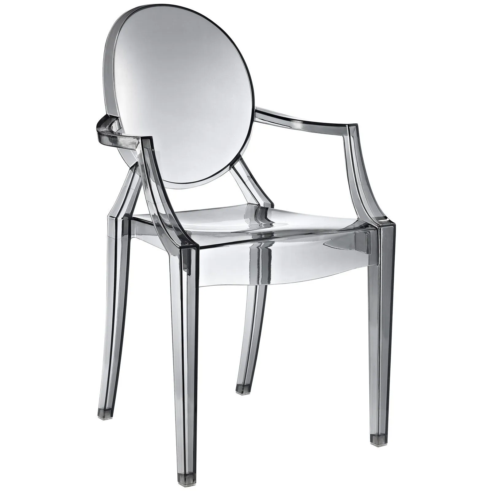 Louis Ghost Arm Chair - Pair - Choice of Color