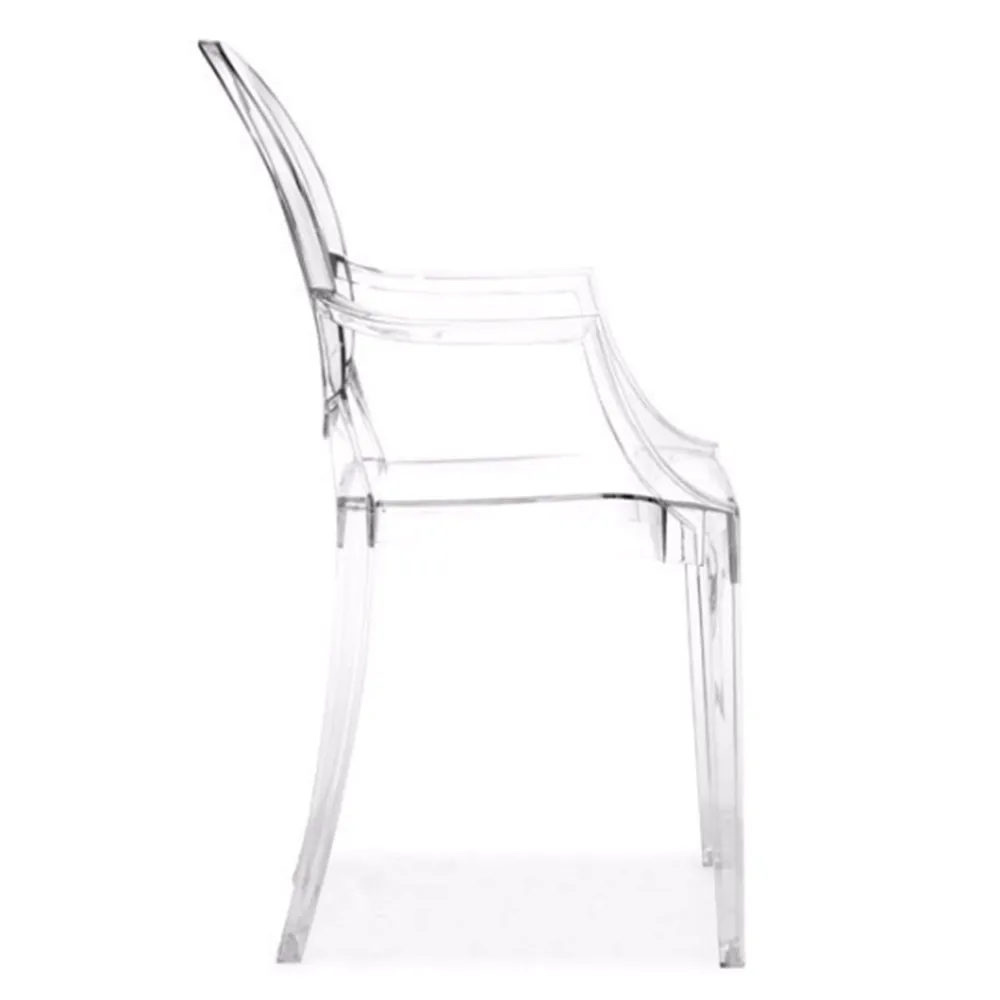 Louis Ghost Arm Chair - Pair - Choice of Color