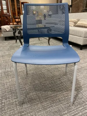 Lumin Blue Stackable Chair