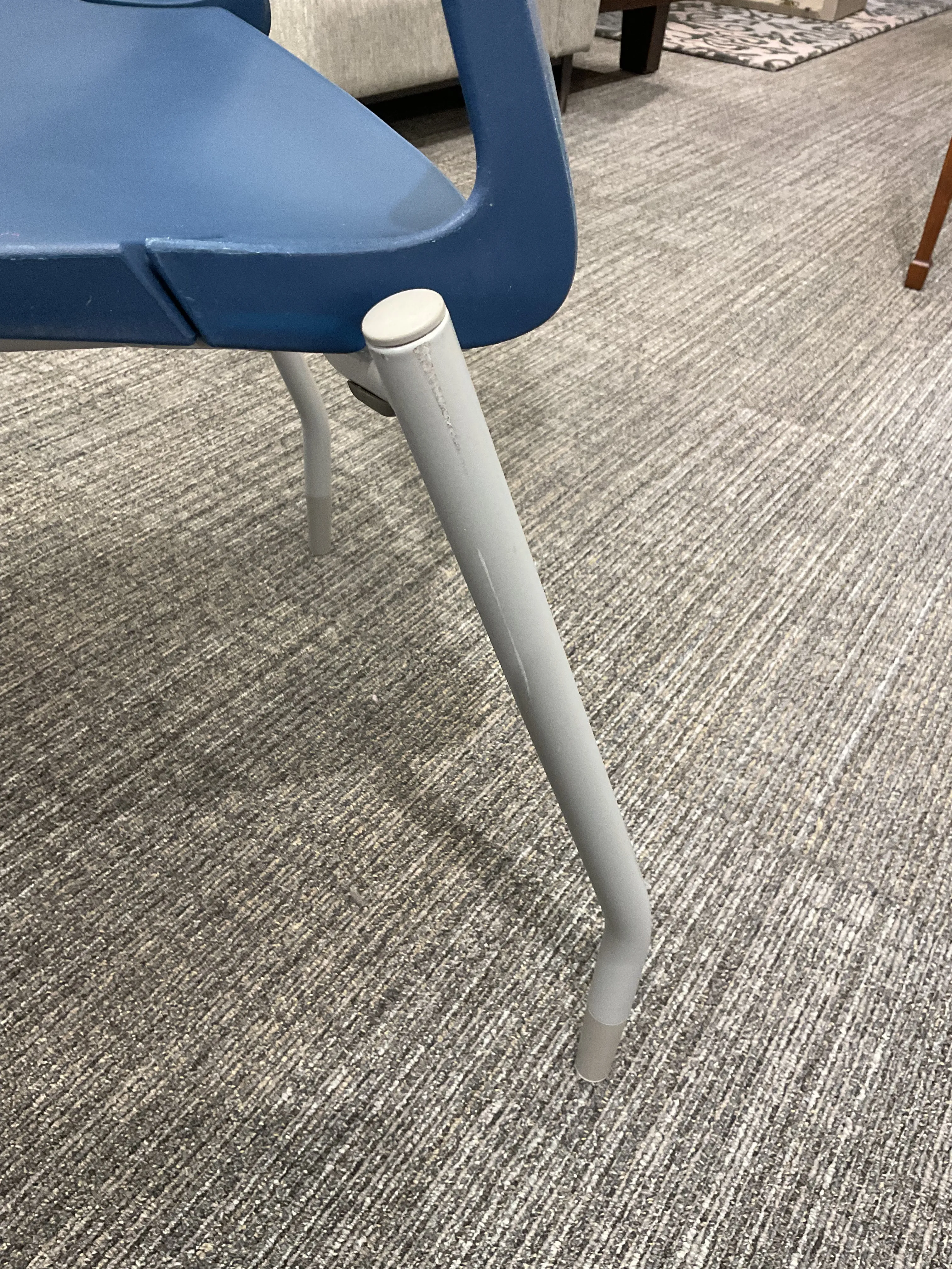 Lumin Blue Stackable Chair