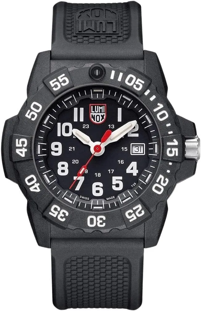 Luminox - Navy Seal - Mens Watch 45mm - Military Dive Watch - Date Function 200m - Water Resistant - Mens Watches - Made in Switzerland
