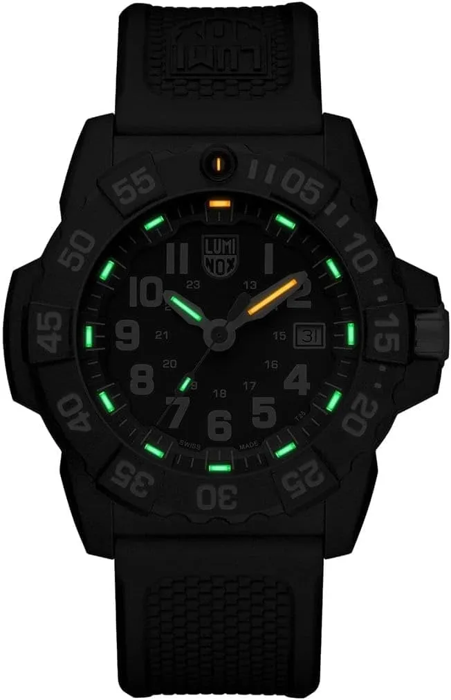 Luminox - Navy Seal - Mens Watch 45mm - Military Dive Watch - Date Function 200m - Water Resistant - Mens Watches - Made in Switzerland