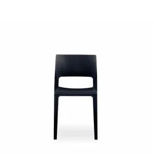 Lyric Outdoor Chair - Black (Stackable)
