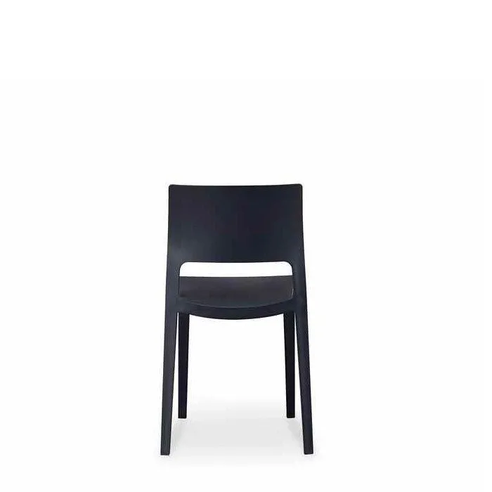 Lyric Outdoor Chair - Black (Stackable)