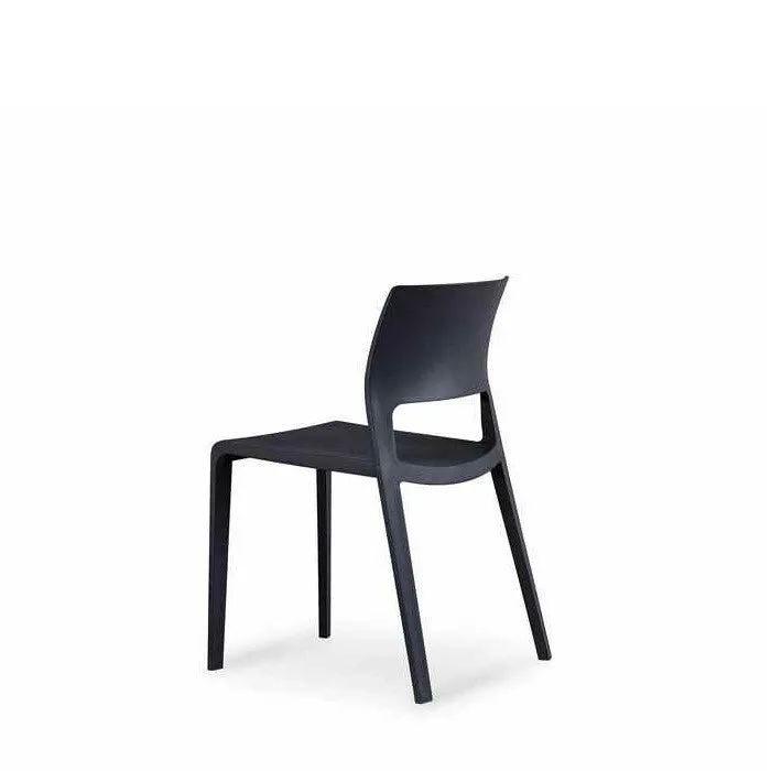 Lyric Outdoor Chair - Black (Stackable)