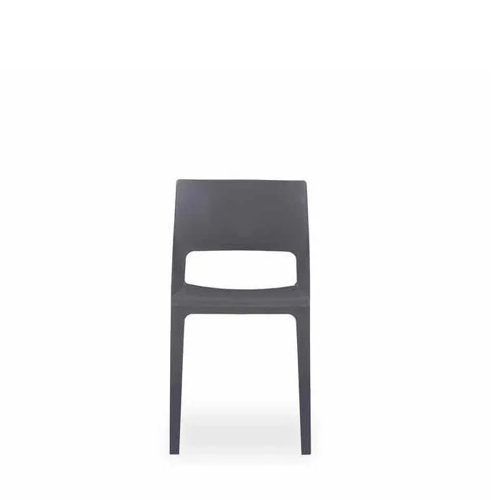 Lyric Outdoor Chair - Charcoal (Stackable)