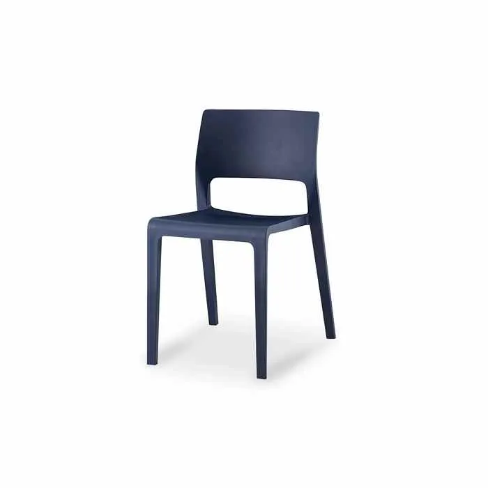 Lyric Outdoor Chair - Navy (Stackable)