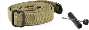 M1 Carbine Sling and Oiler Lt. OD Marked JT&L 1943