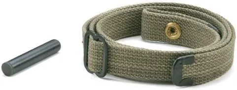 M1 Carbine Sling and Oiler OD Green Marked JT&L 1944