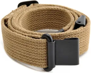 M1 Garand Canvas Rifle Sling with Correct WW2 Hardware Khaki Marked JT&L 1942