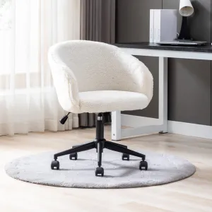 MAICOSY Home Office Desk Chairs Adjustable Swivel Rolling Chair Ergonomic Chair - White