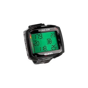 MARES Quad Air Smart Wrist Underwater Scuba Diving Computer, Black - TBK (414169-BKTB)