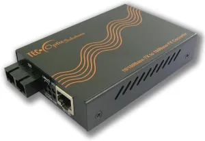 MC-100SC-MM 10/100 SC Multi-Mode TEC Optix Solutions Media Converter
