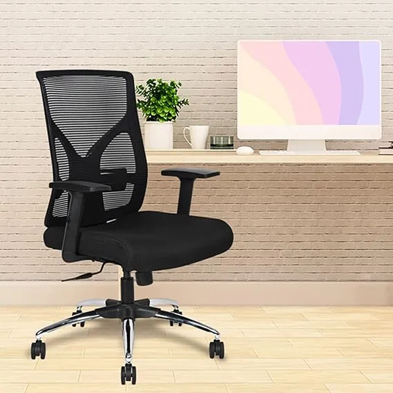 Medium Back Executive Chair with Chrome Base