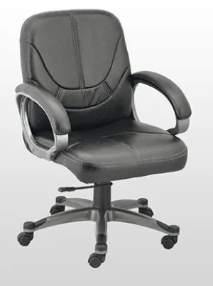 Medium Back Office Chair with Chrome Base