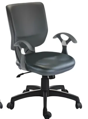Mid Back Executive Office Chair with Nylon Base