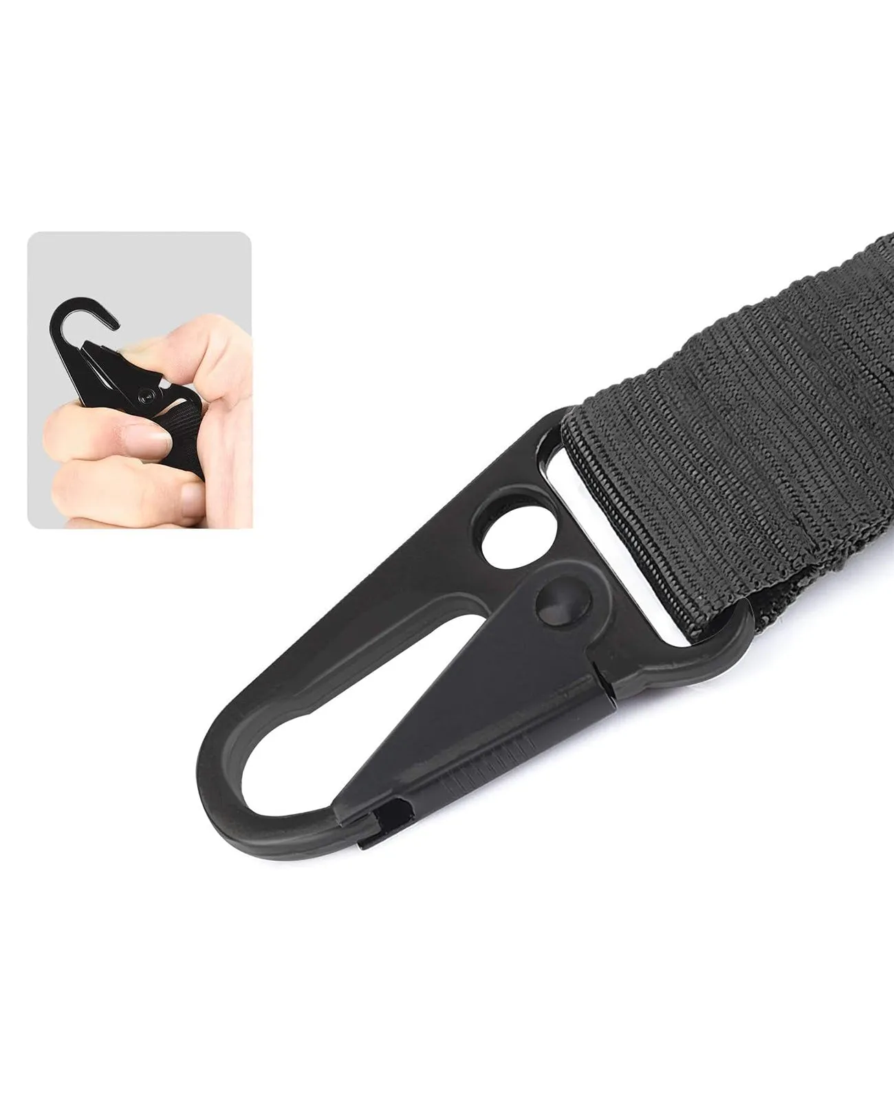 MidTen 2 Point Rifle Sling Adjustable Traditional Sling with Metal Eagle Hook