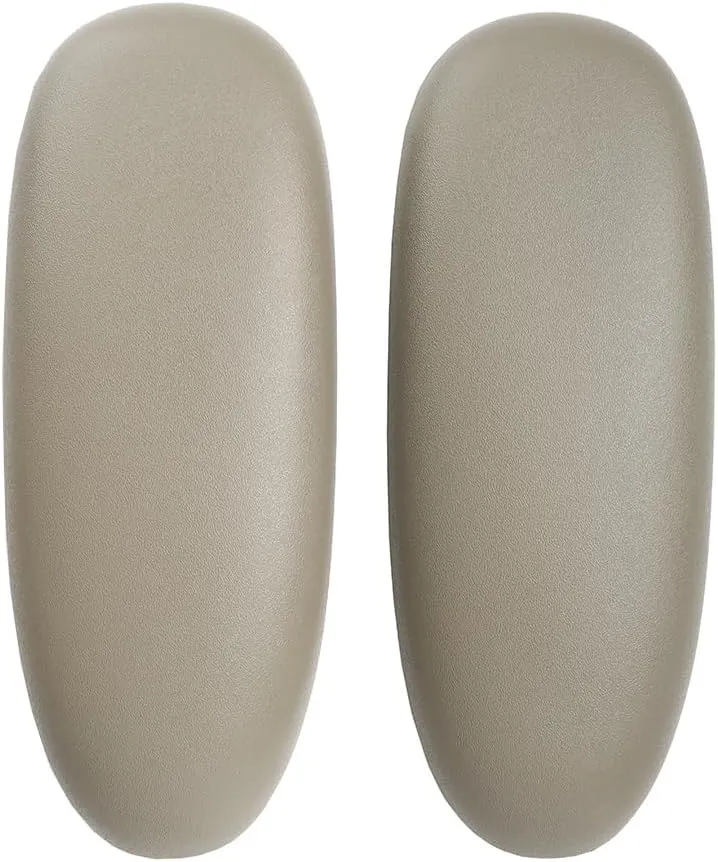 MingYi.office Arm Pads Caps Replacement for Humanscale Diffrient World Office Chair with Height Adjustable Arms, Black/Grey 1Pair (Grey)
