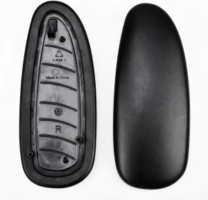 MingYi.office Arm Pads Caps Replacement for Humscale Liberty Office Chair, for Fixed and Height Adjustable Arm, Black Vinyl (1-Pair). (for Height Adjust Arm)