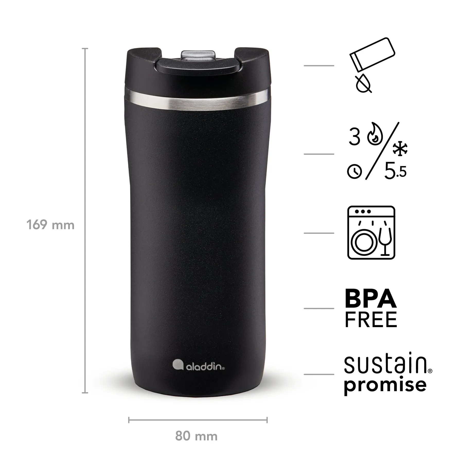 Mocca Thermavac Leak-Lock Mug 0.35L