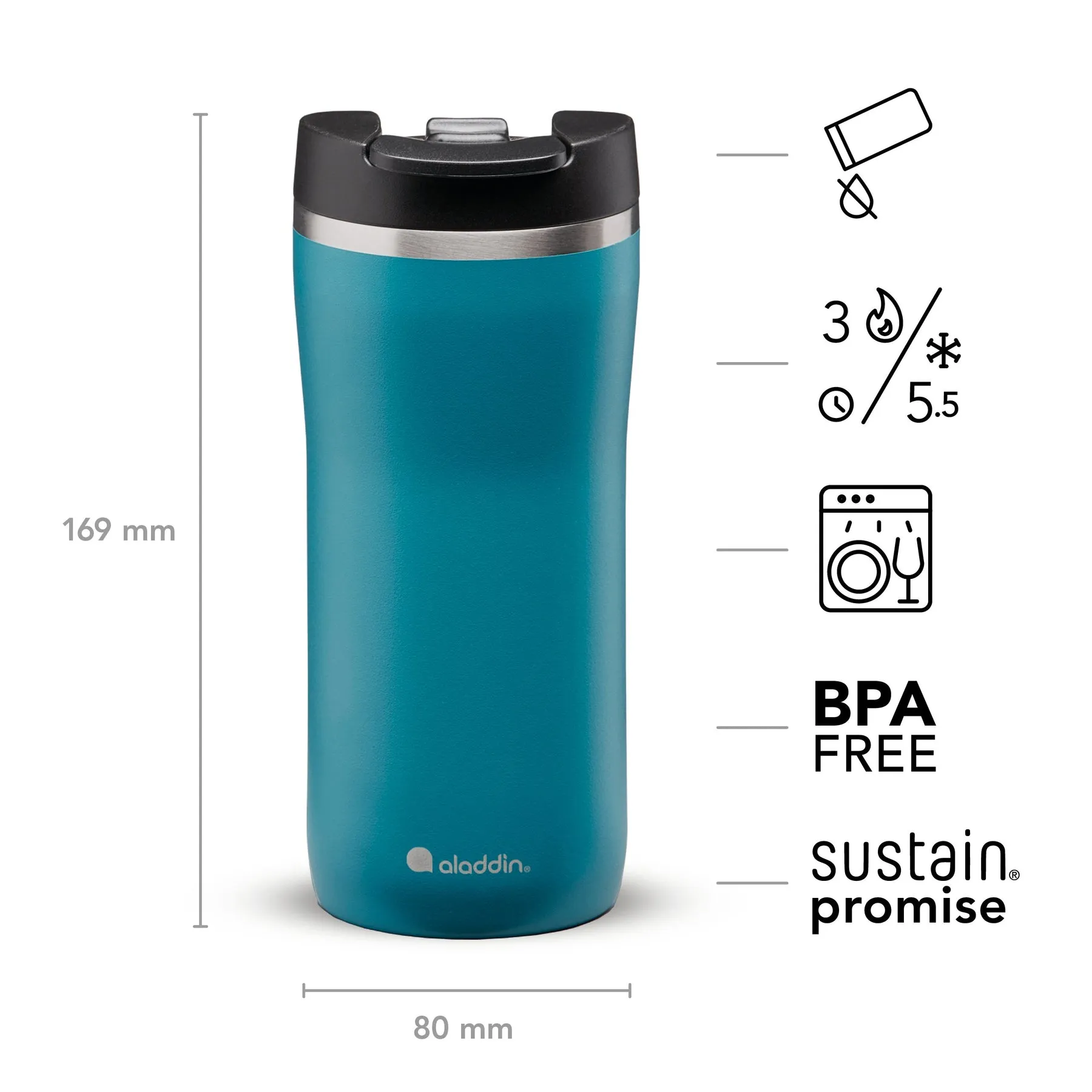 Mocca Thermavac Leak-Lock Mug 0.35L