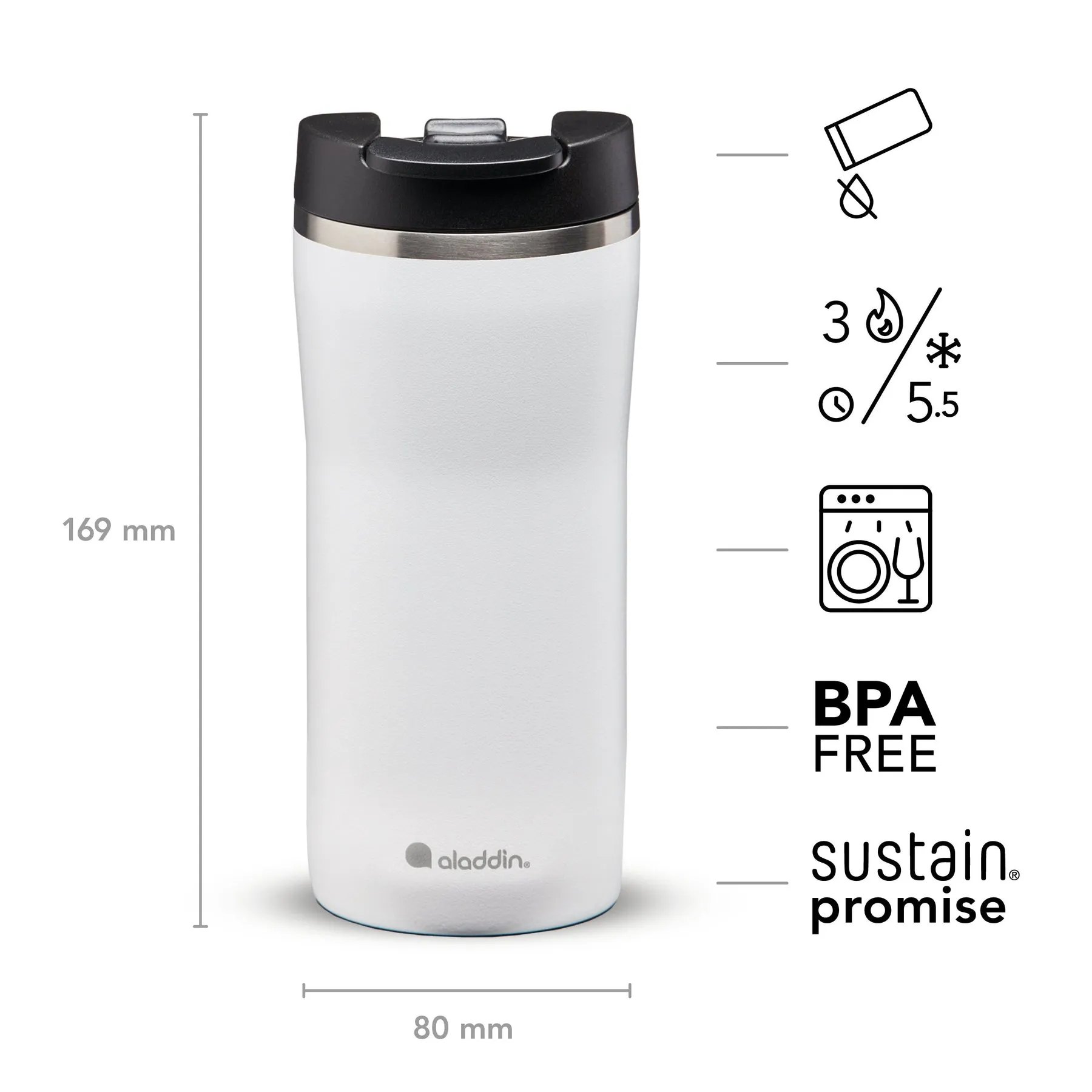 Mocca Thermavac Leak-Lock Mug 0.35L