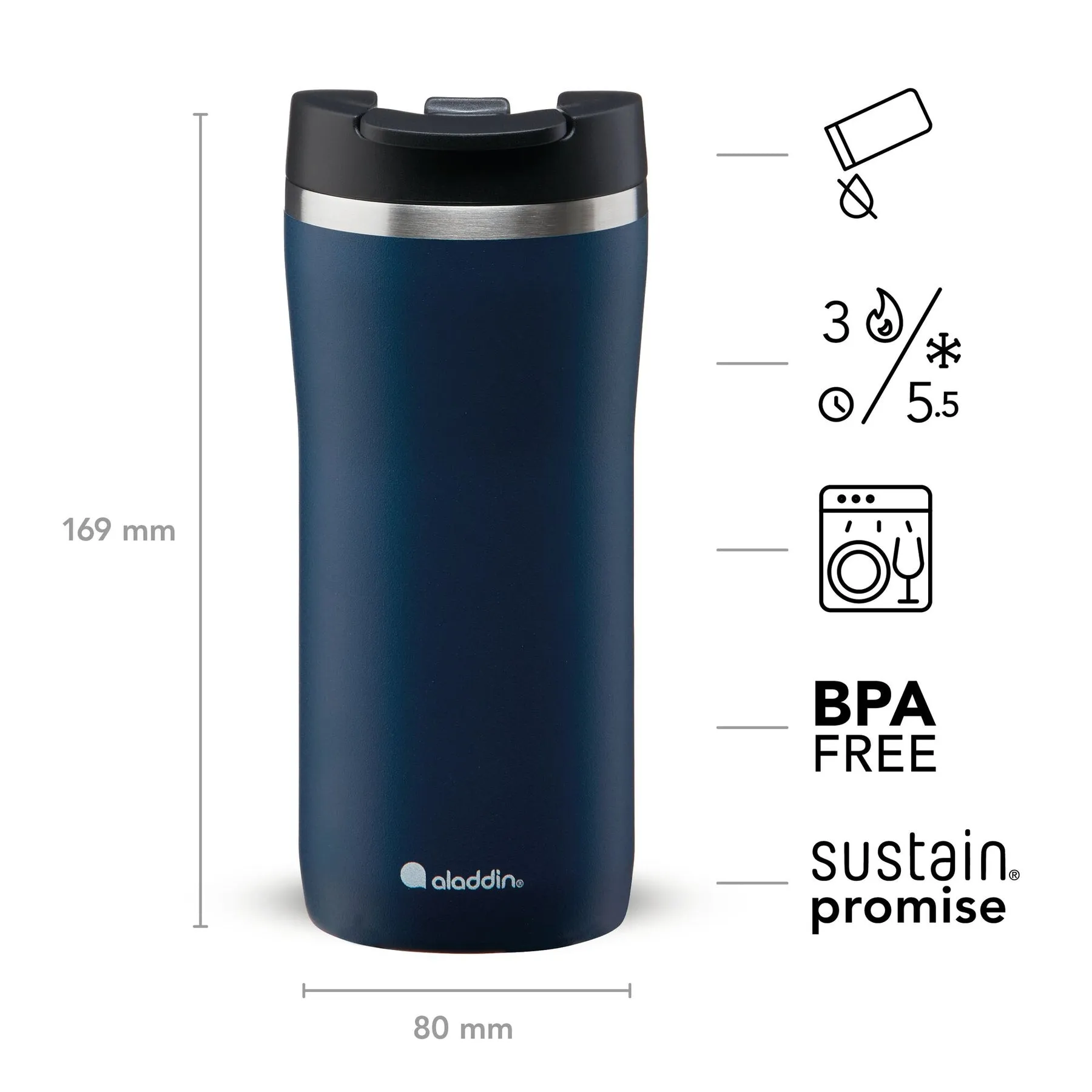 Mocca Thermavac Leak-Lock Mug 0.35L