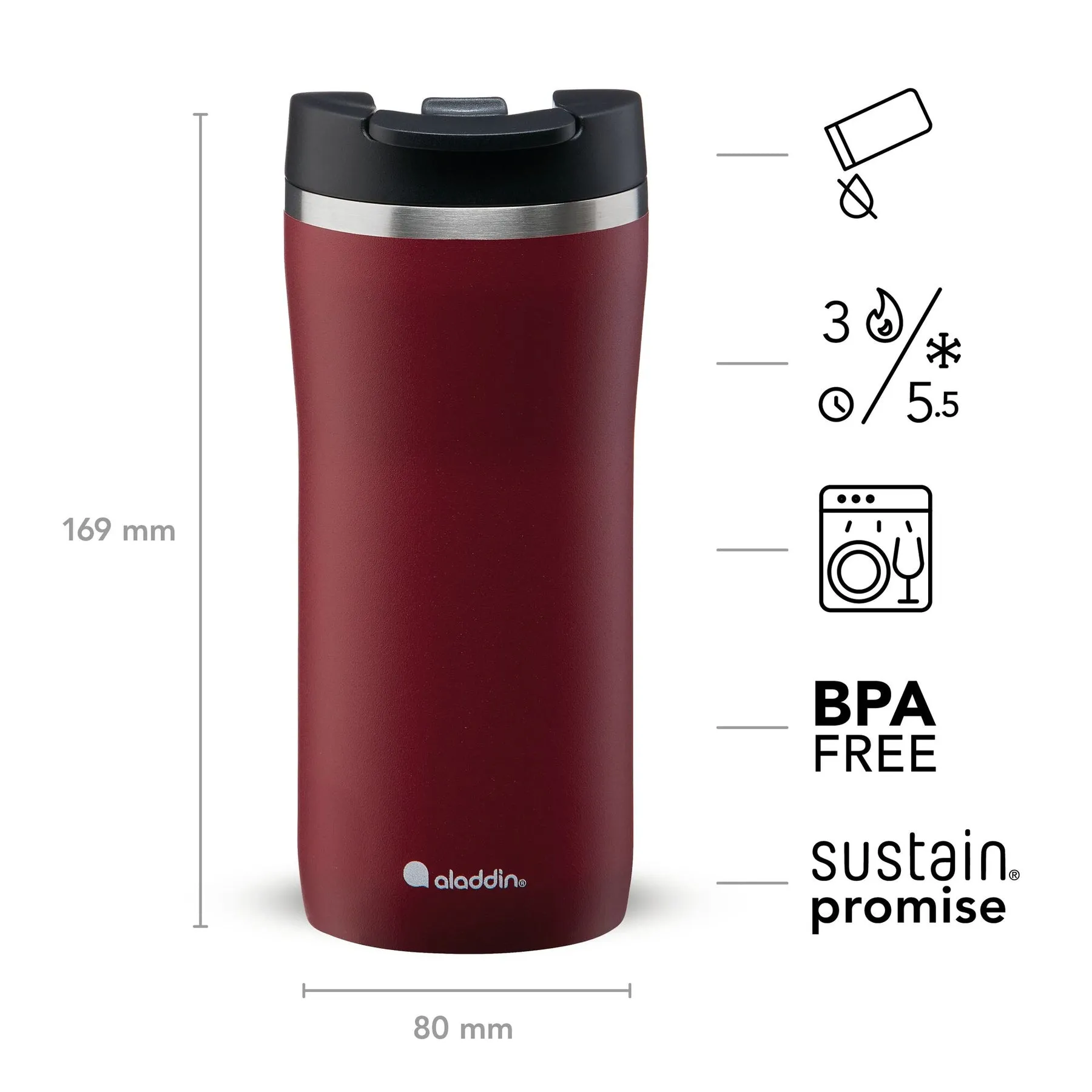 Mocca Thermavac Leak-Lock Mug 0.35L