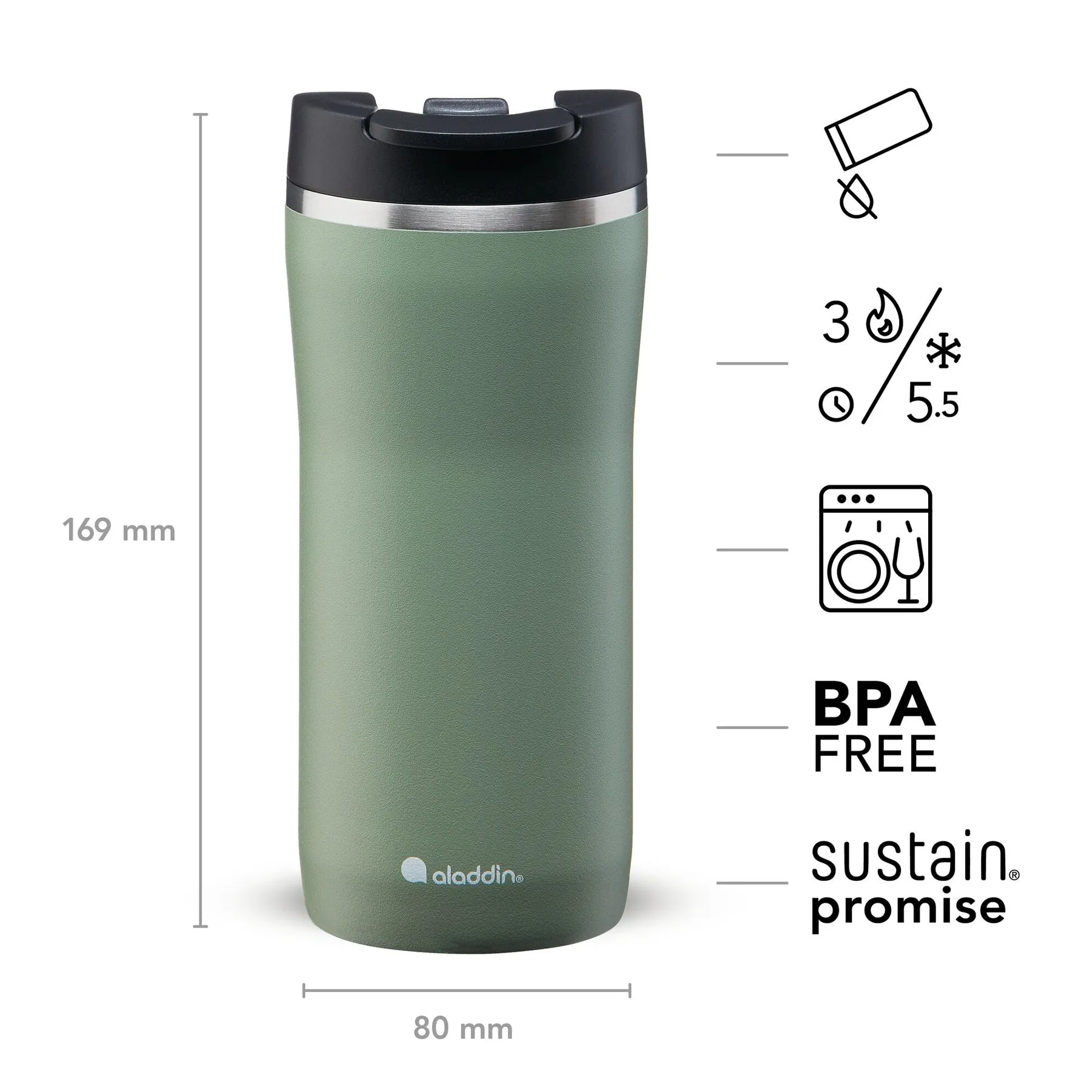 Mocca Thermavac Leak-Lock Mug 0.35L