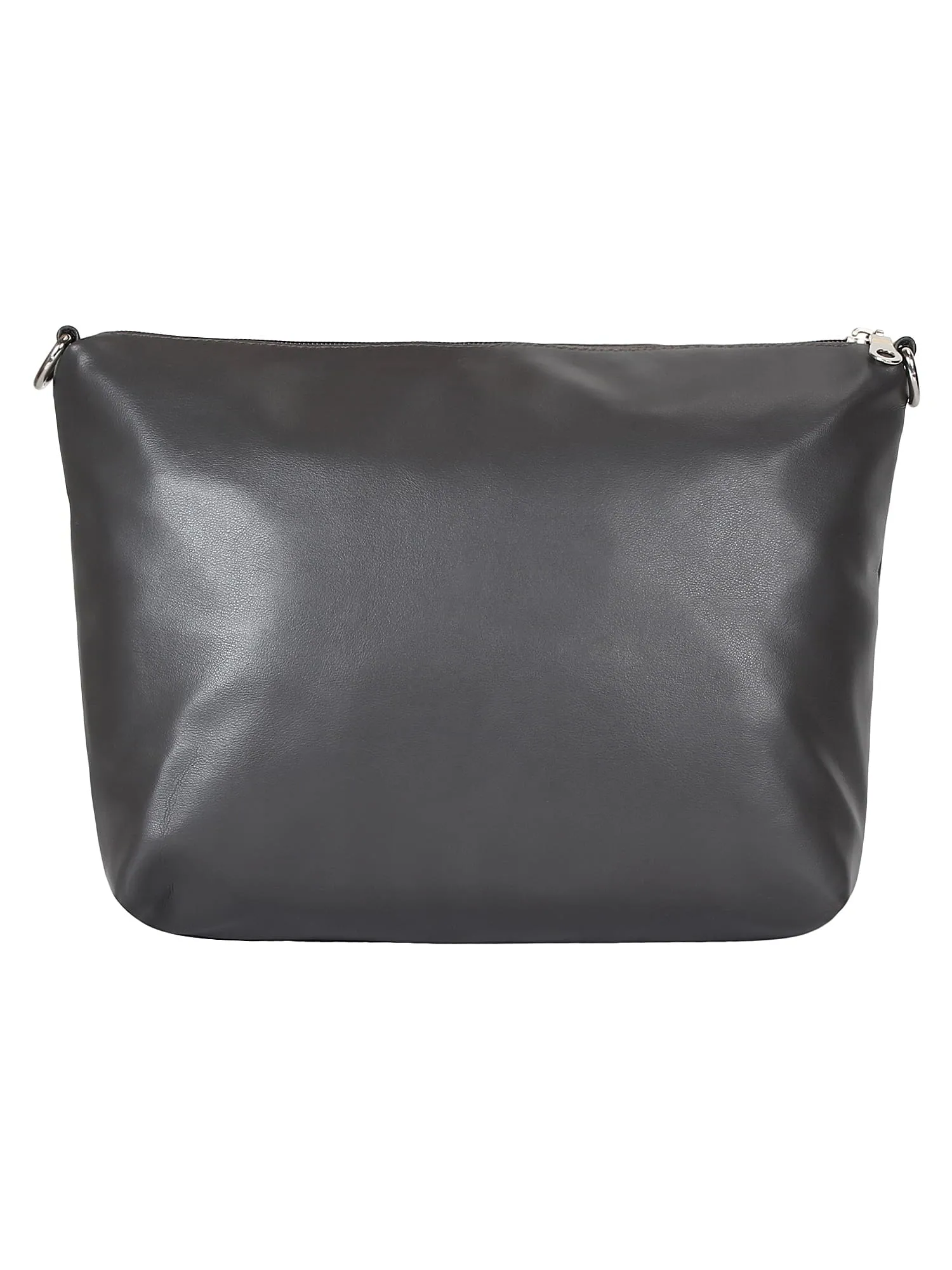 Modish Grey Leatherette Sling Bag