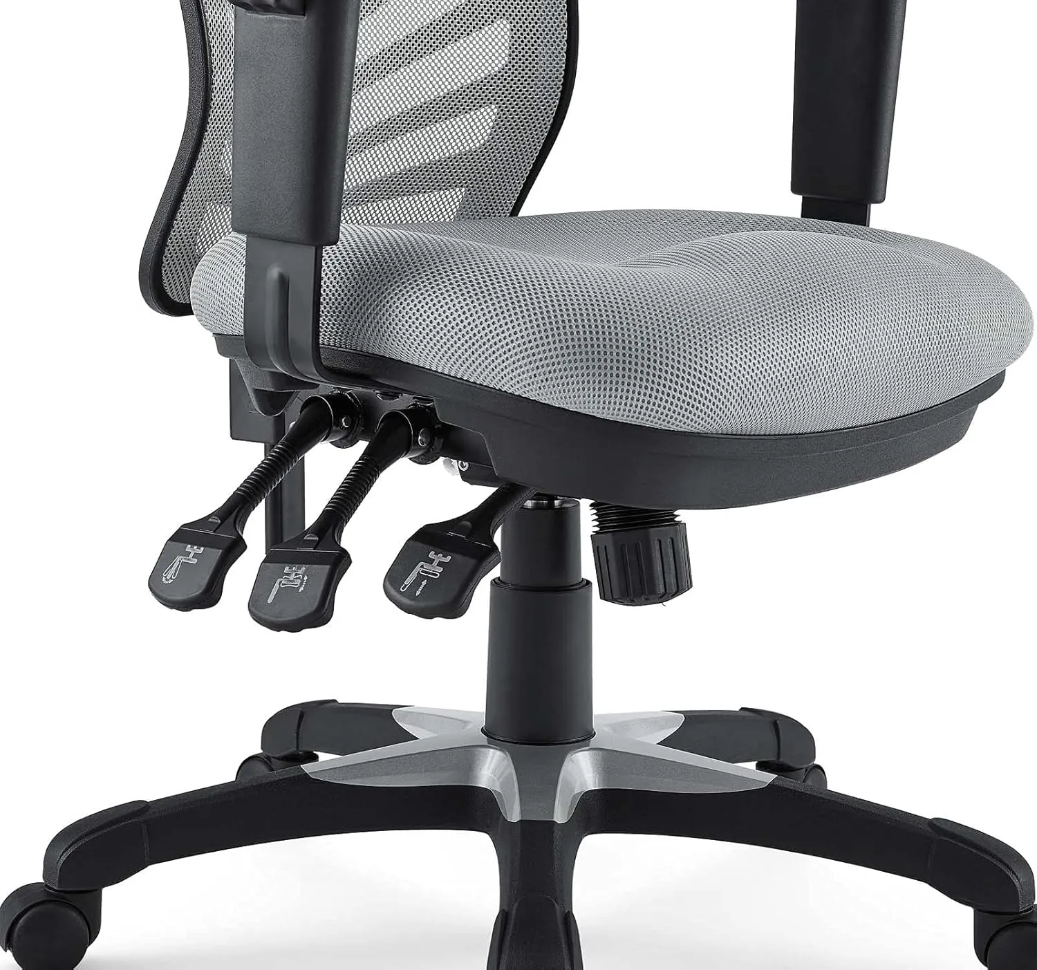 Modway EEI-757-GRY Articulate Ergonomic Mesh Office Chair in Gray
