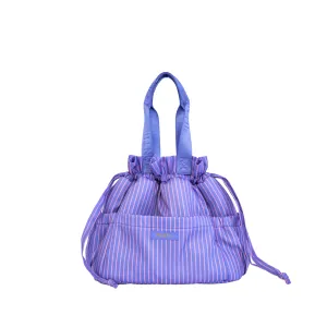 MontiiCo Insulated Lunch Tote Bag - Candy Stripe Cloud