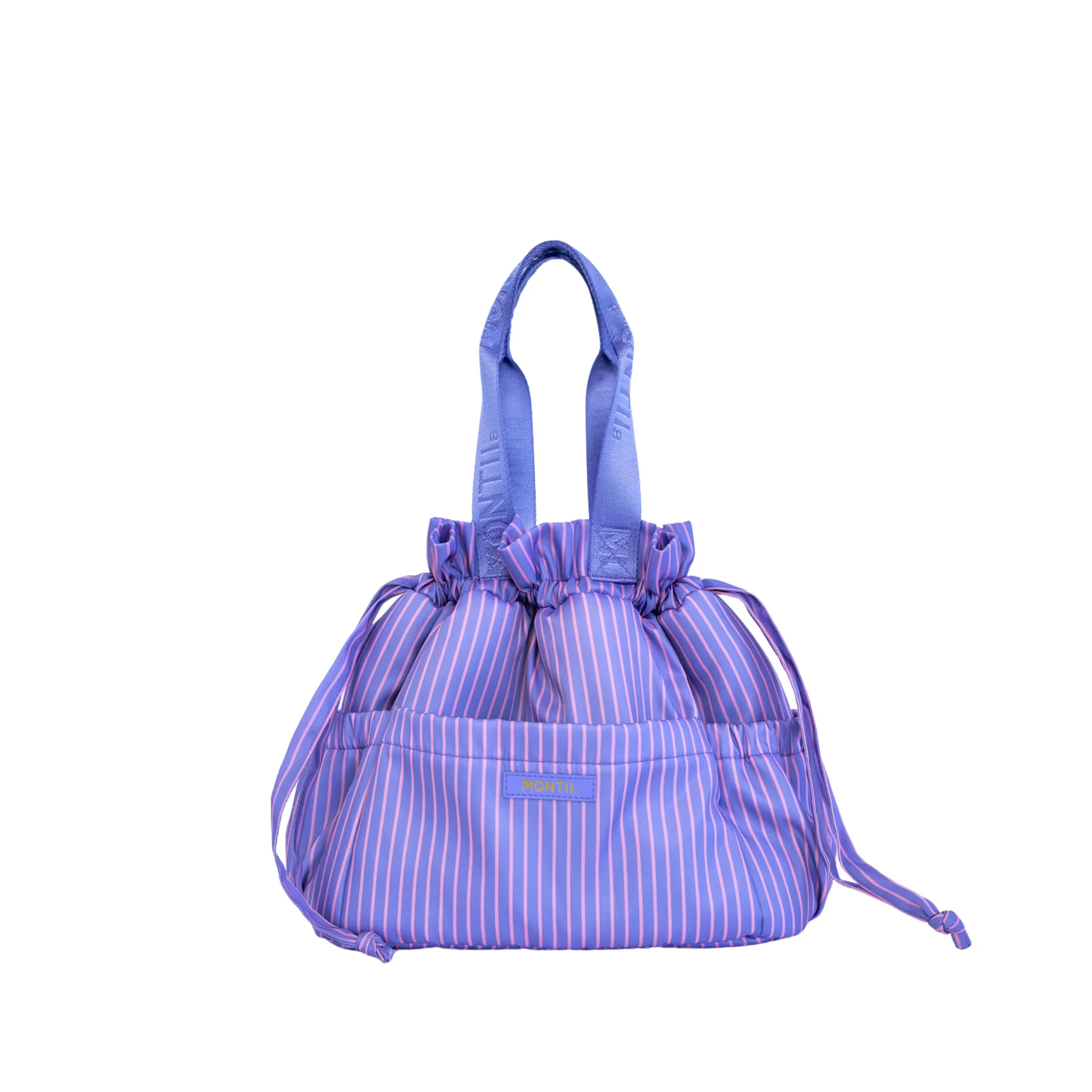 MontiiCo Insulated Lunch Tote Bag - Candy Stripe Cloud