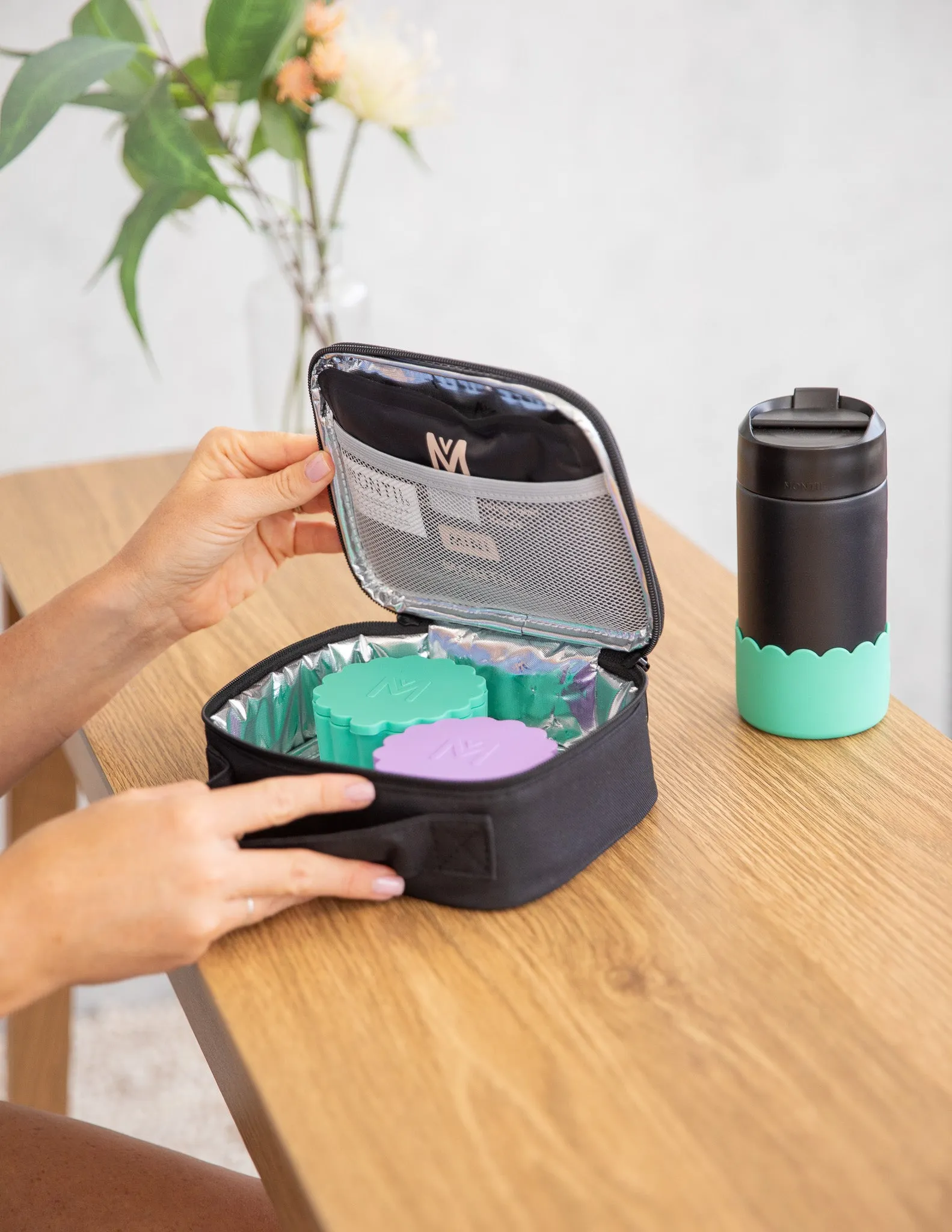 MontiiCo Mini Insulated Lunch Bag - Midnight