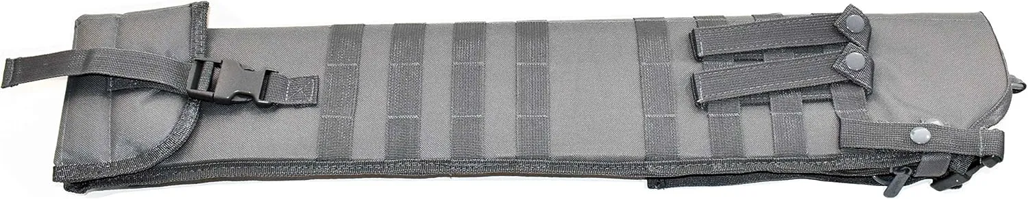 Mossberg 500 Remington 870 pump tactical scabbard Tactical case Hunting Storage Soft Range molle Holster Bag Shoulder Military Security atv Horse Motorcycle Truck Quad Carry Padded Bag gray 34 inches