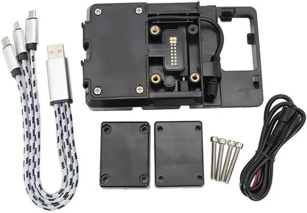 Motorcycle Phone Navigation Bracket for NC750 X for NC 750X for NC750X 2016-2020 Motorcycle Stand Holder Phone Mobile Phone Bracket GPS Navigation Plate Bracket(Mobile Phone Holder)