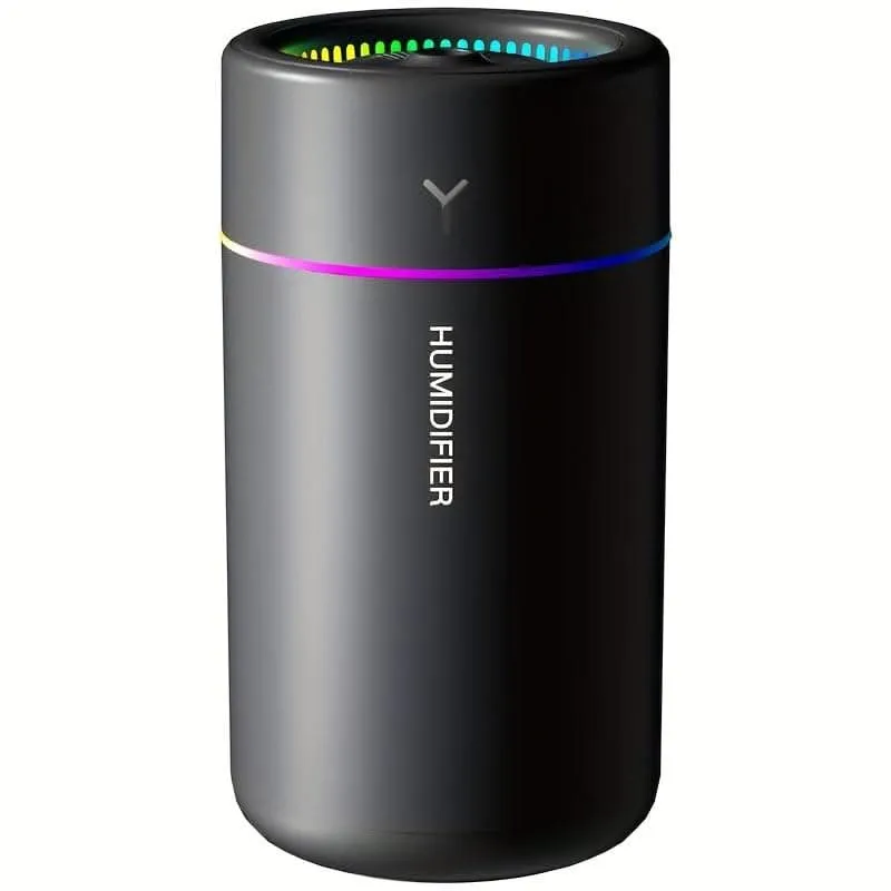 Multi-Color LED Aromatherapy Humidifier - Portable & Quiet