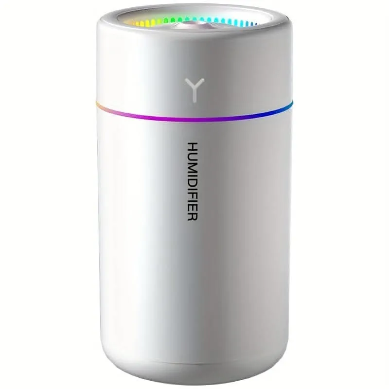 Multi-Color LED Aromatherapy Humidifier - Portable & Quiet