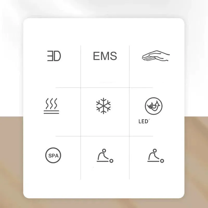 Multi-Function Color Light Microcurrent Facial Gua Sha Board