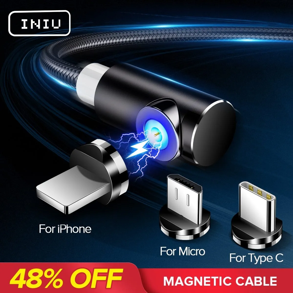 Multi-function Magnetic USB Cable