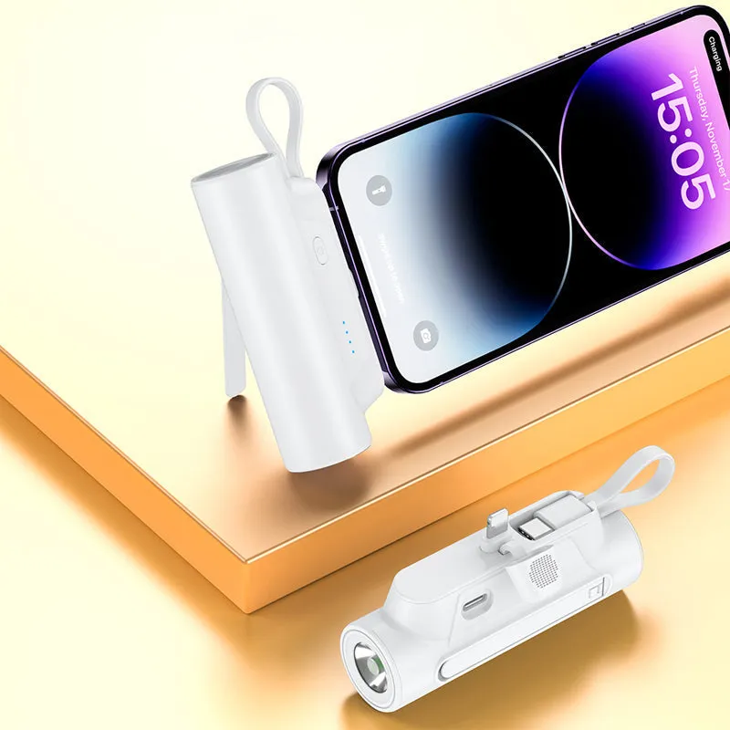 Multi-Function Portable Charger With Cable