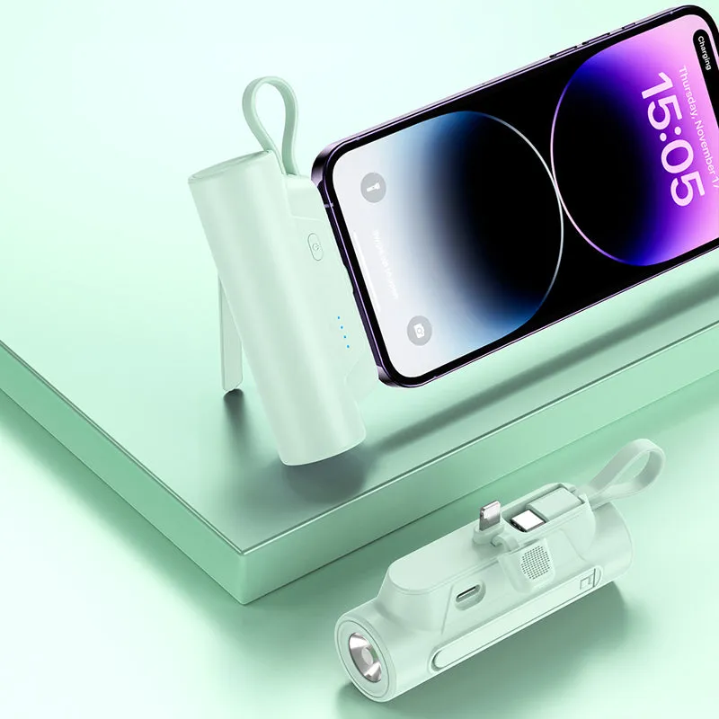 Multi-Function Portable Charger With Cable