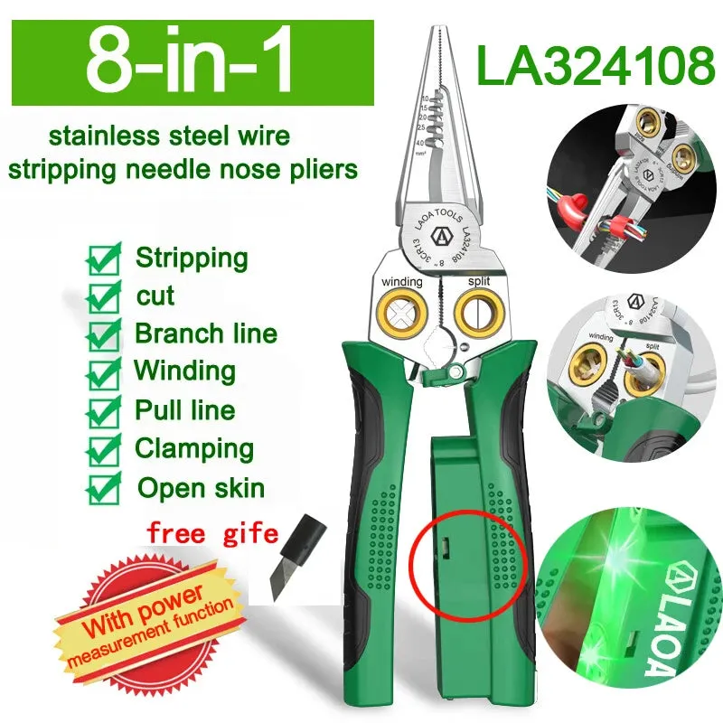Multi-Functional Wire Stripper with Tester Function
