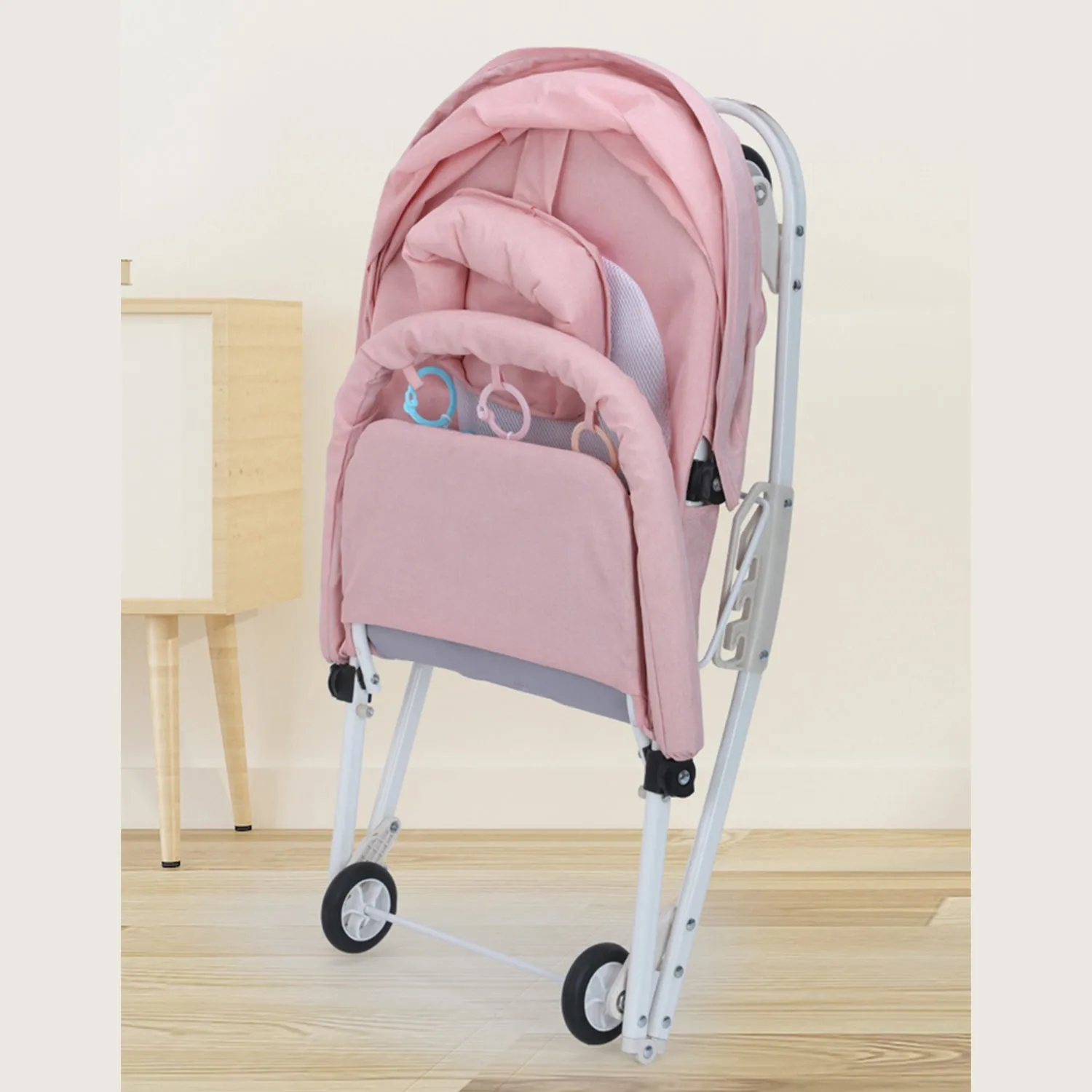 Multifunction Baby Rocking Chair | Adjustable | Wheels | Toys