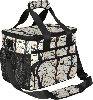 Nectar-Rich Flower Soft Sided Cooler Bag, 20 Cans Insulated Leak Proof Cooler Bag with Hard Bottom Showy Flower Portable Lightweight Cooler Picnic Cooler Lunch Tote Bag for Travel Camping