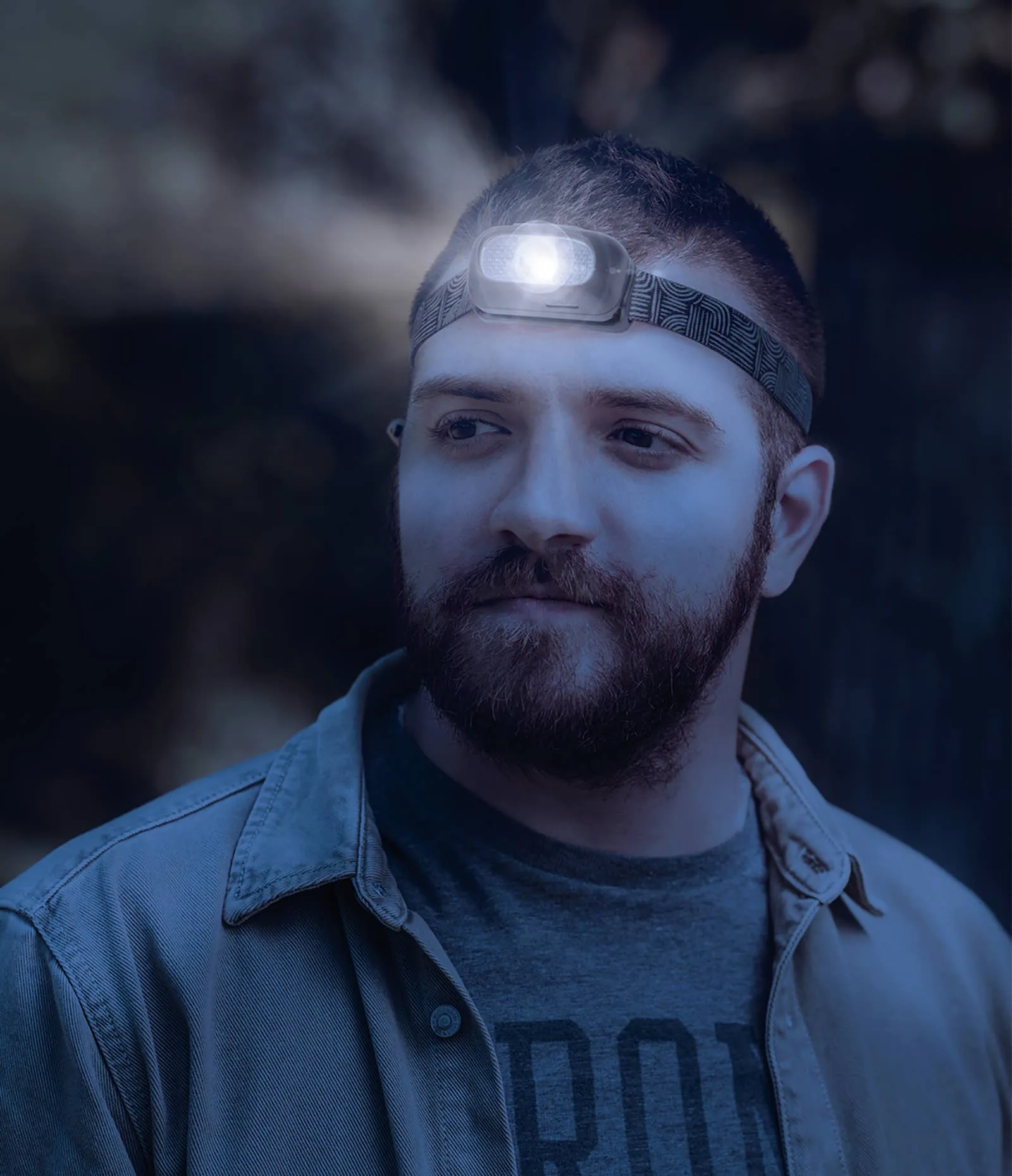 Night Scope Trailblazer Rechargeable LED Headlamp Open Stock: Quicksand