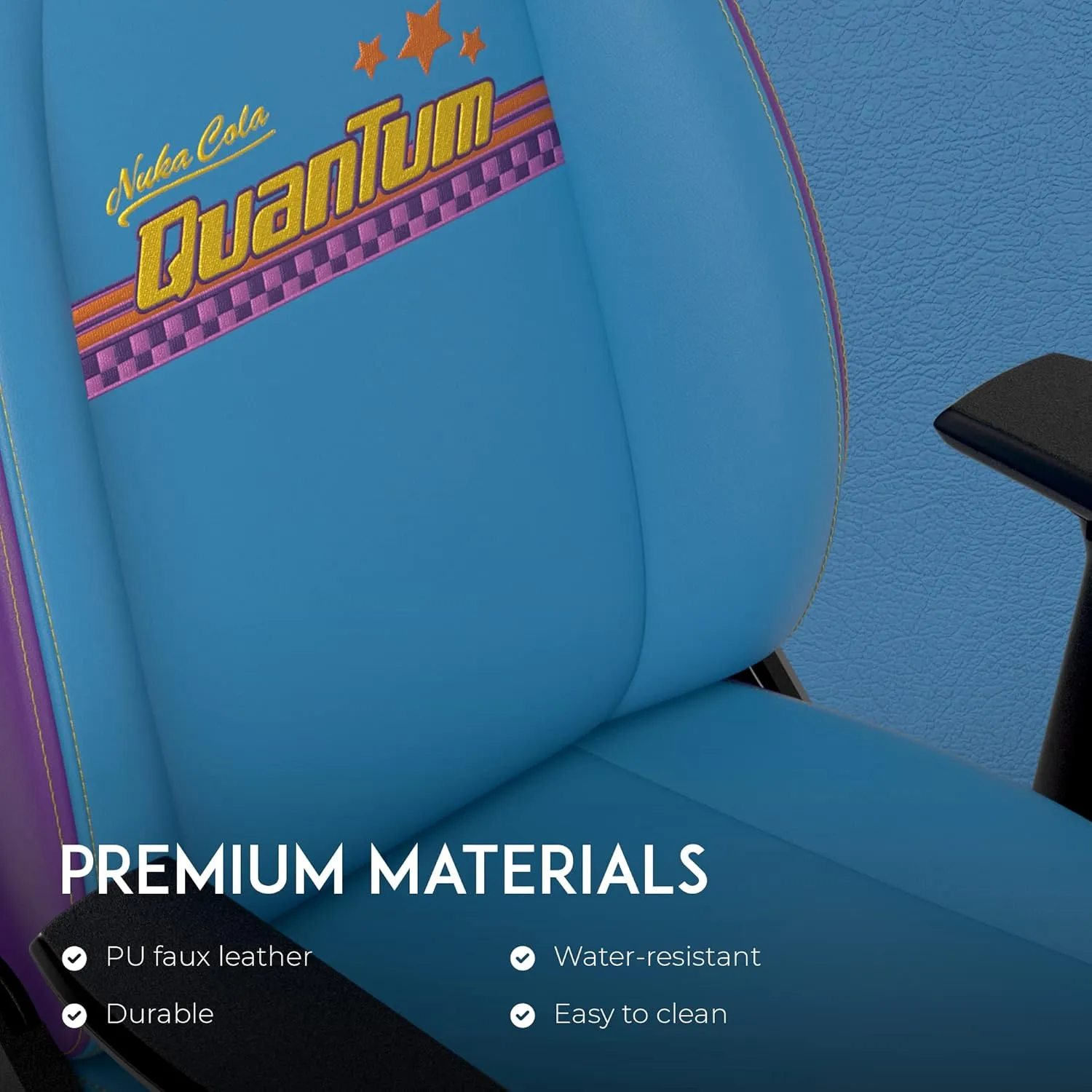noblechairs ICON Gaming Chair and Office Chair with Lumbar Support, Fallout Nuka-Cola Quantum Edition