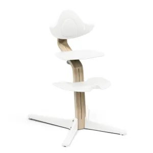 Nomi Chair by Stokke, White - Inspires Active Sitting - Tool-Free, Seamless Adjustability - Includes Stable Footrest & Anti-Tilt Wheels - Holds Up to 330 lbs