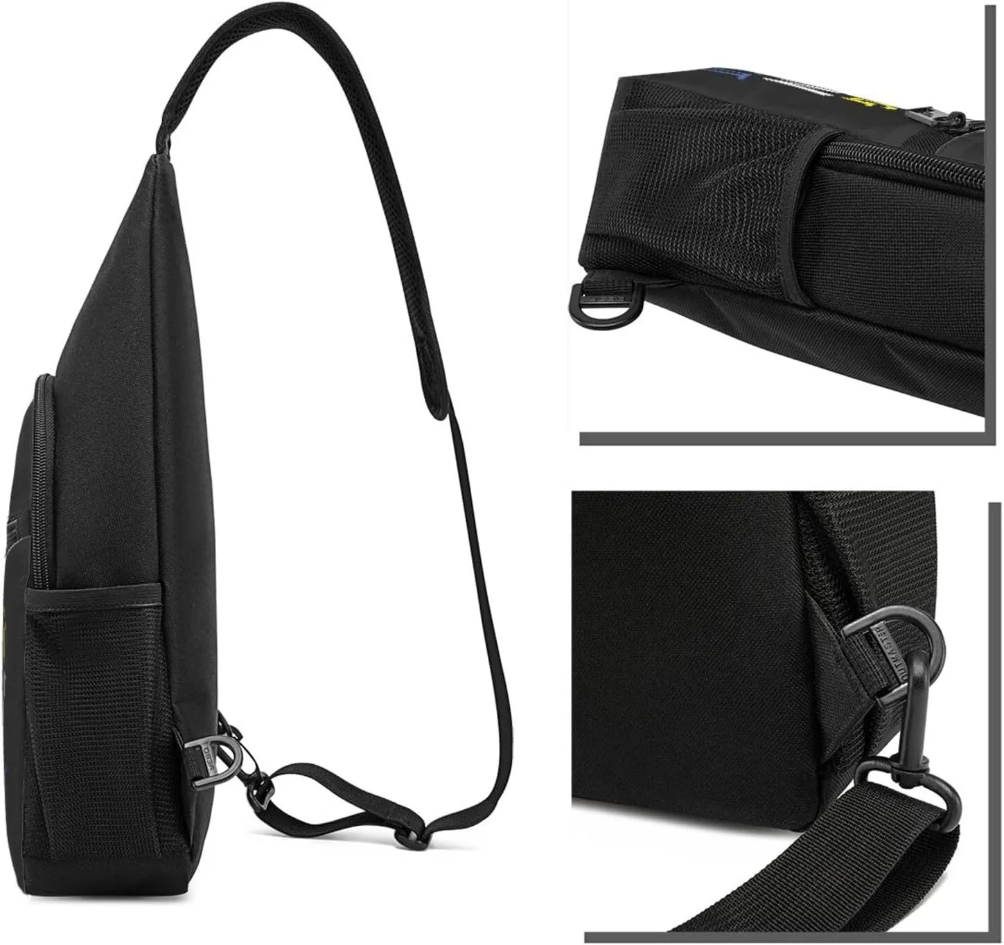 Nothing Down About It Down Syndrome Awareness Sling Bag Crossbody Backpack Shoulder Casual Daypack Bags for Men Women